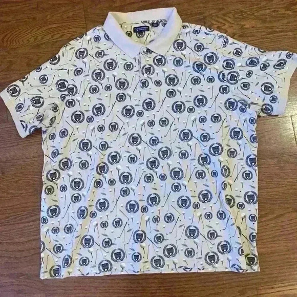 ROUNDTREE & YORKE  3 Button Placket Polo Size 4X 4XT Golf Country Club - Picture 4 of 9